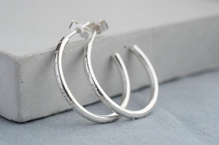 Silver Textured Earrings Workshop Saturday 17th October 11am - 3.30pm