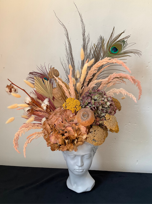 Dried Flower Head Vase Workshop Saturday 27th September 13.00 - 15.00