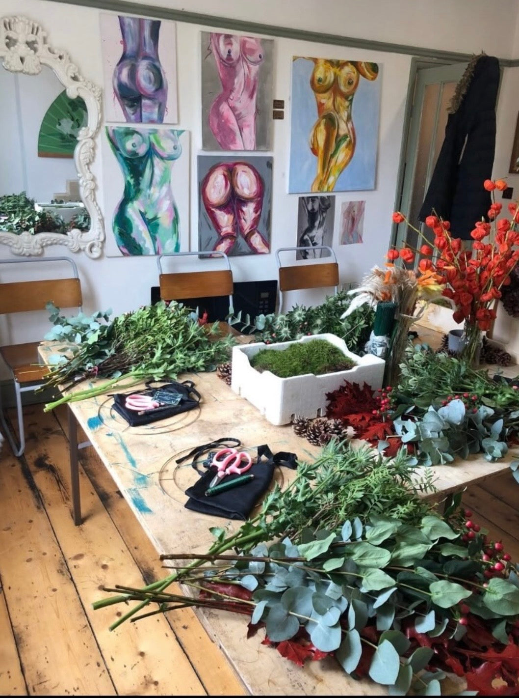 Autumn Wreath Workshop and Charcuterie Board Saturday 10th October 12-2pm