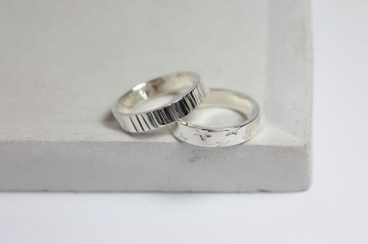 Chunky Textured Silver Ring Workshop Thursday 30th January 2025 6.30 - 9pm