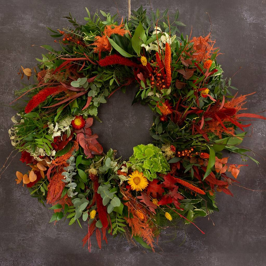 Autumnal Wreath and Charcuterie Evening Workshop Thursday 11th September 7-9pm