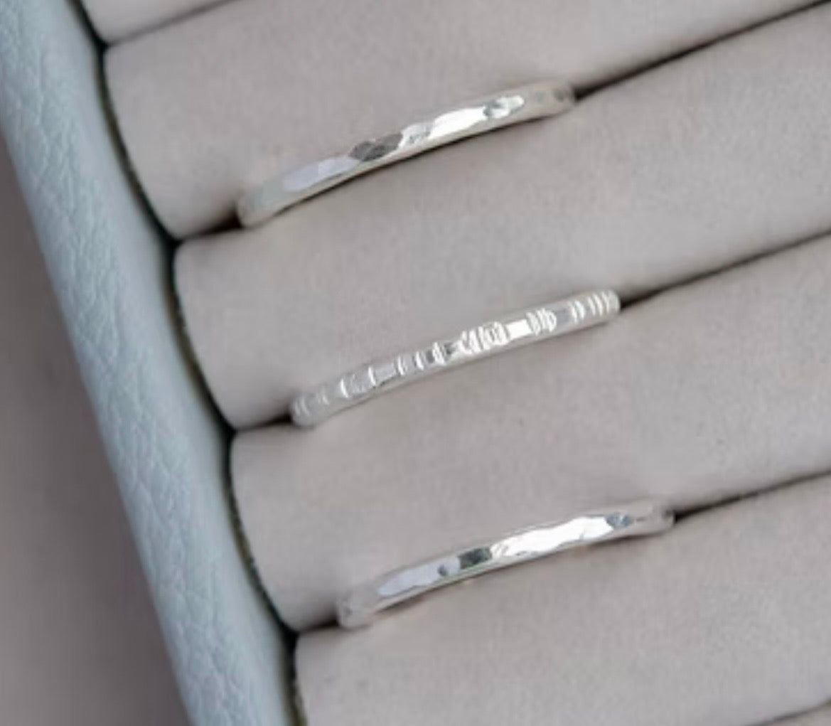 Silver Stacking Ring Workshop Wednesday 17th June 10am - 2.30pm
