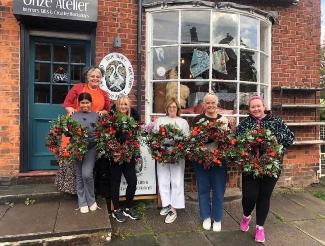 Autumn Wreath Workshop and Charcuterie Board Saturday 10th October 12-2pm