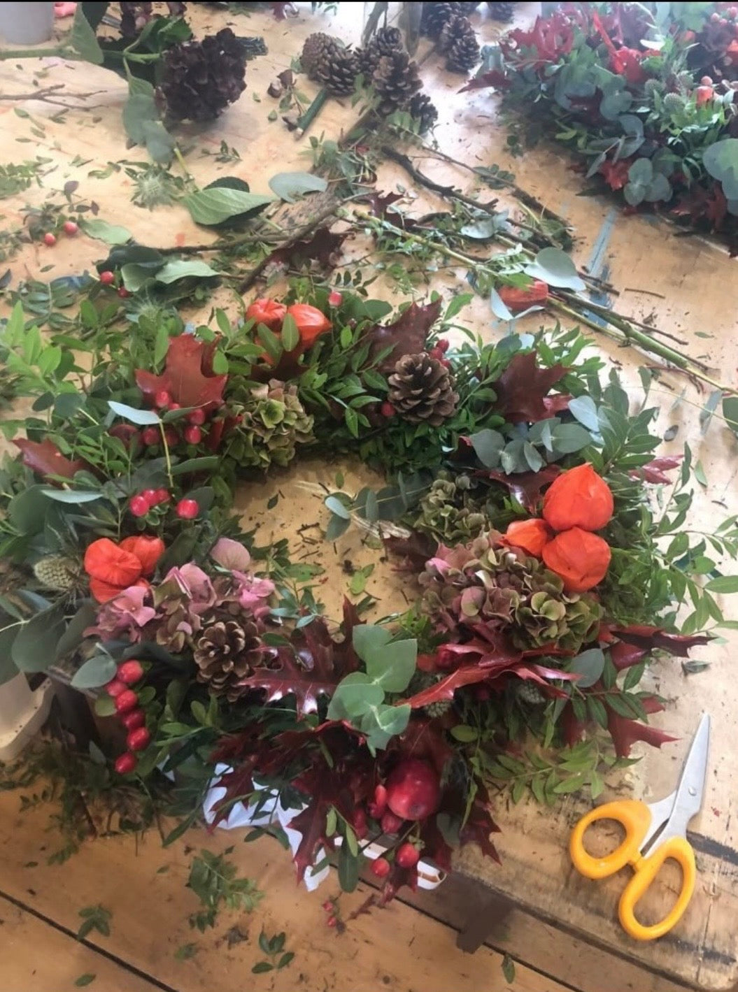 Autumn Wreath Workshop and Charcuterie Board Saturday 10th October 12-2pm