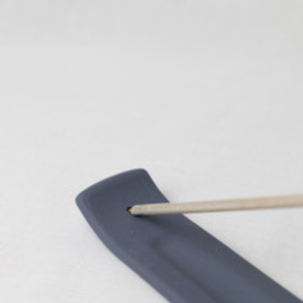 Minimal Ceramic Incense Tray: Ash Catcher in Muted Tones