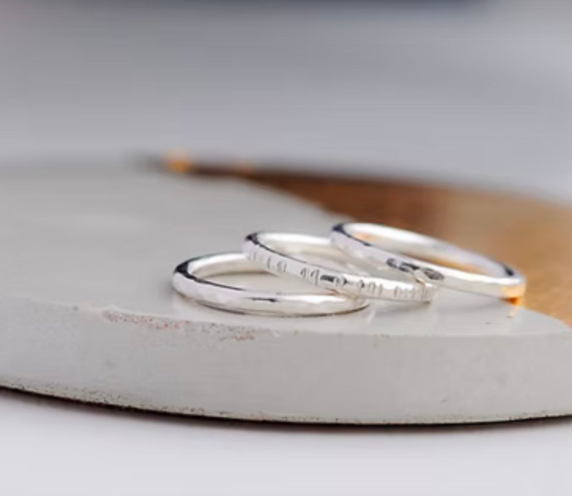 Silver Stacking Ring Workshop Wednesday 17th June 10am - 2.30pm