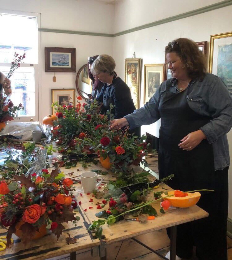 Floral Pumpkin Workshop with free child place Wednesday 28th October 12-2pm