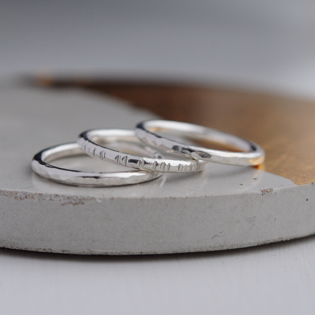 Silver Stacking Ring Workshop Thursday 9th January 2025 6.30 - 9pm