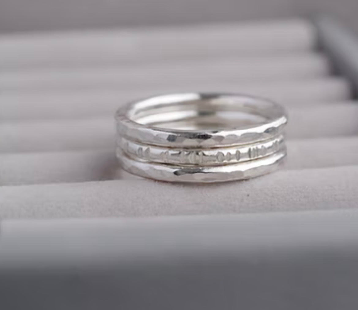 Silver Stacking Ring Workshop Wednesday 17th June 10am - 2.30pm