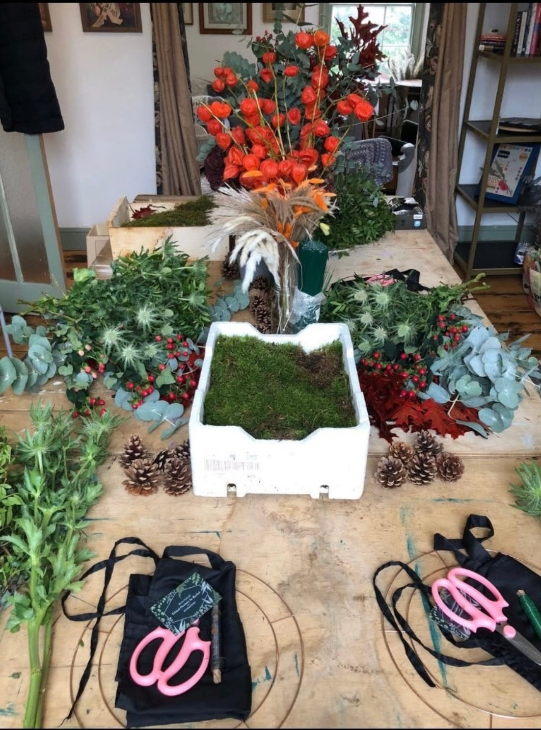 Autumn Wreath Workshop and Charcuterie Board Saturday 10th October 12-2pm