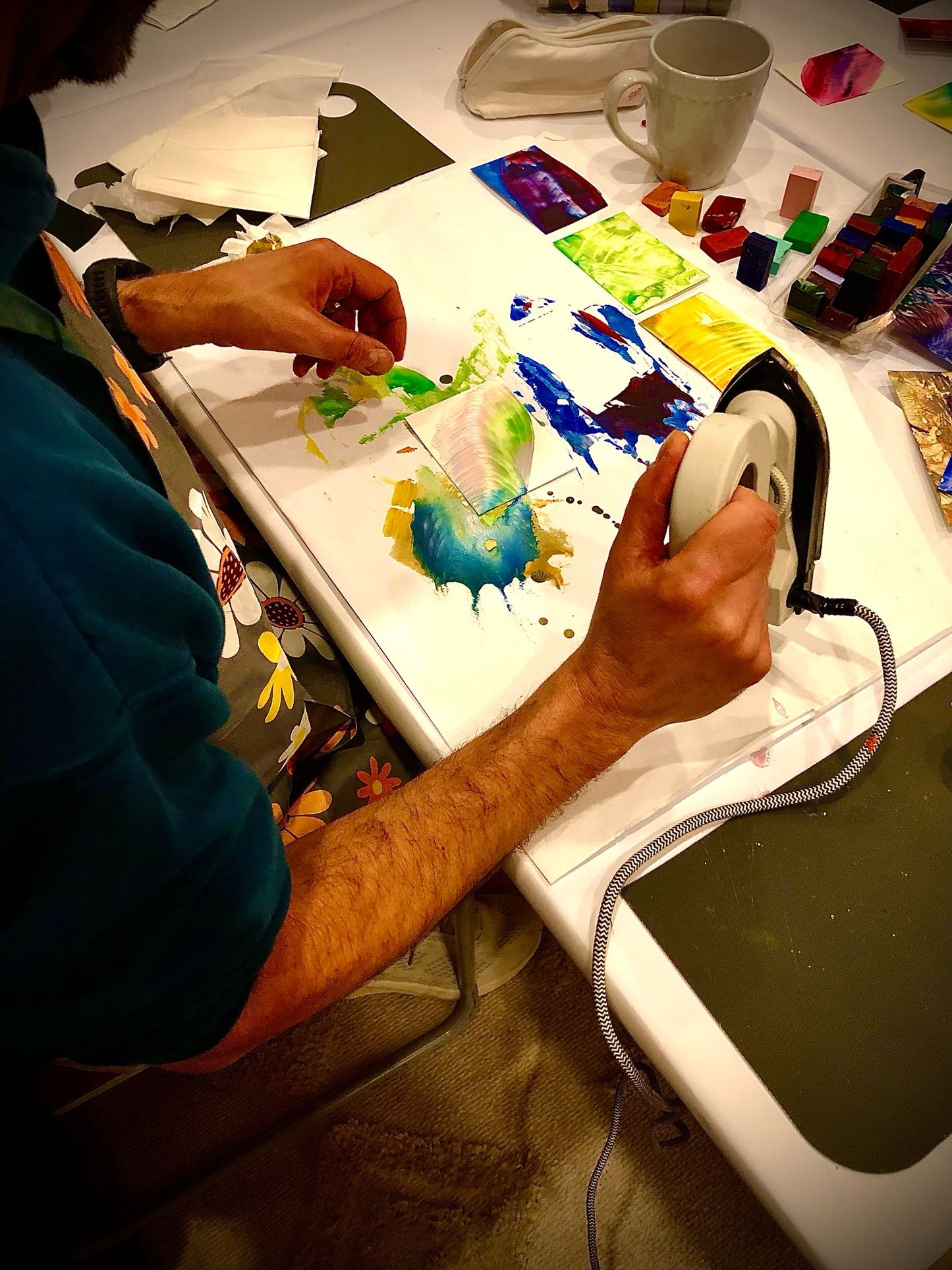 Encaustic Wax Christmas - Beginners Session Sunday 7th December 2025 10.30am - 1pm