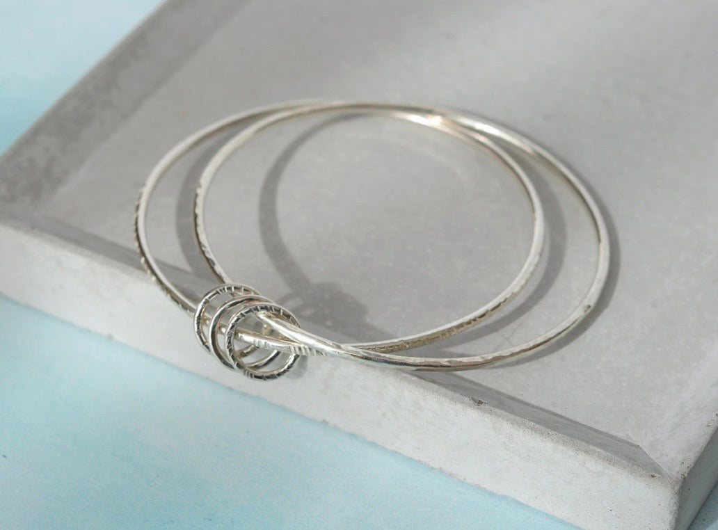 Silver Stacking Bangles Workshop Wednesday 1st July 10am - 2.30pm