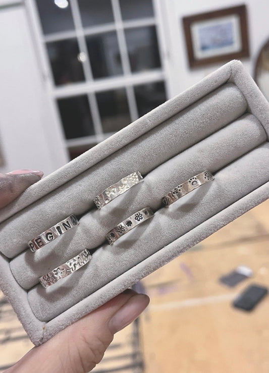 Personalised Silver Ring Workshop Sunday 13th December 11am - 3.30pm