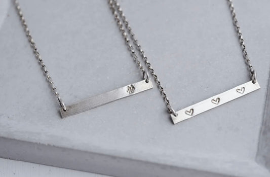 Silver Bar Necklace Workshop Thursday 13th March 6.30 - 9pm