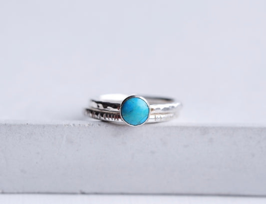 Silver Gemstone Stacking Ring Thursday 13th February 2025 6.30 - 9pm