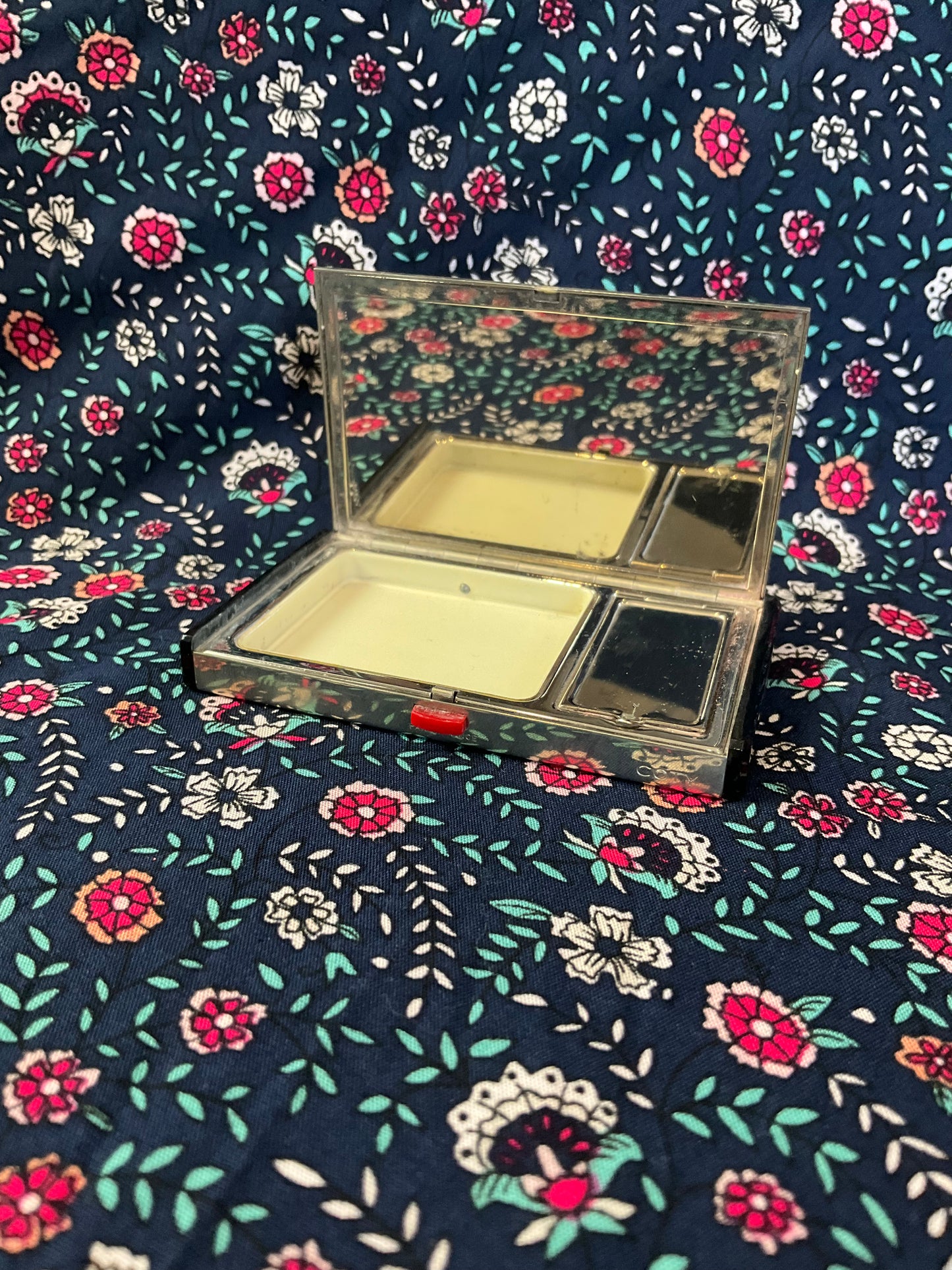 Vintage Coty Vanity Compact: Art Deco Style Double Compact