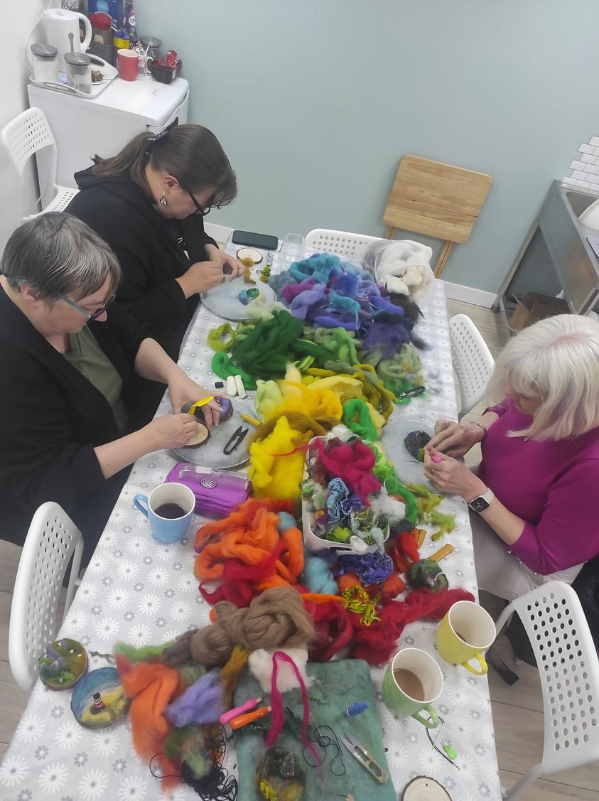 Needle Felting Landscape Workshop Saturday 14th September 11am - 1pm