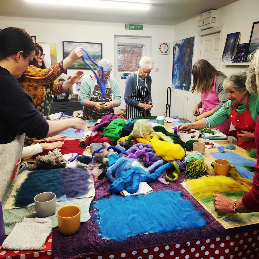 Needle Felting Landscape Workshop Saturday 14th September 11am - 1pm