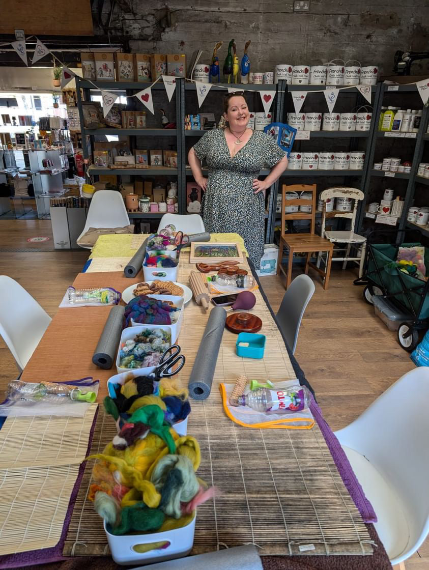 Needle Felting Landscape Workshop Saturday 14th September 11am - 1pm