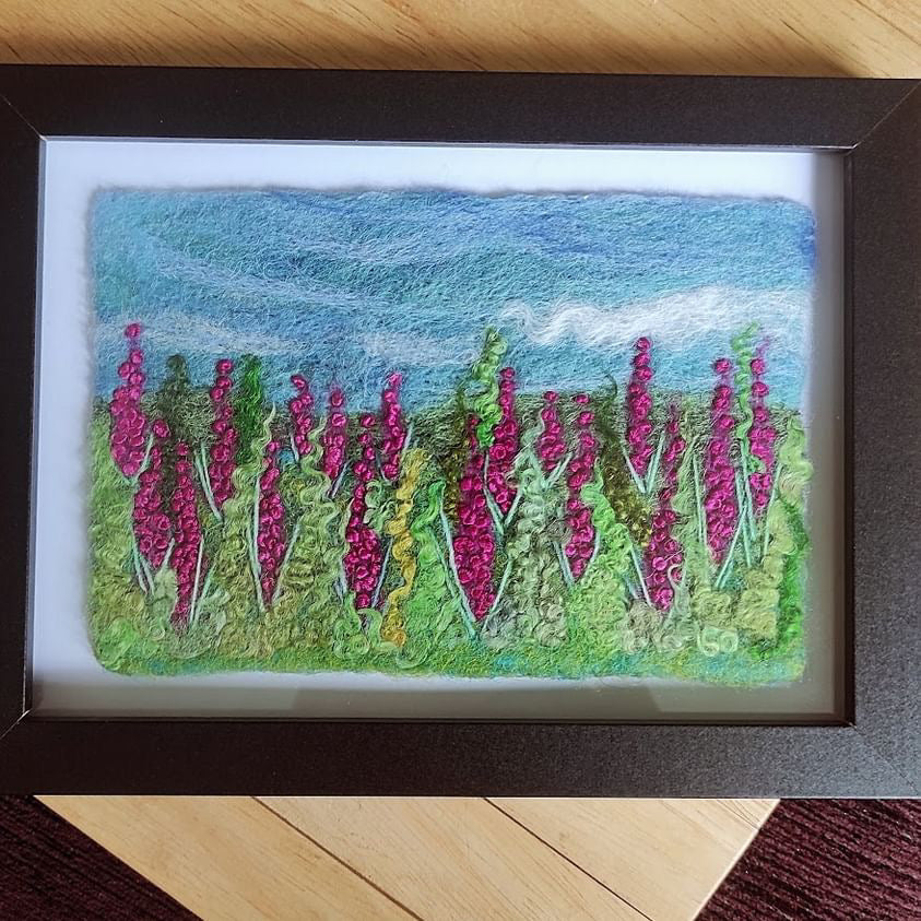 Needle Felting Landscape Workshop Saturday 14th September 11am - 1pm