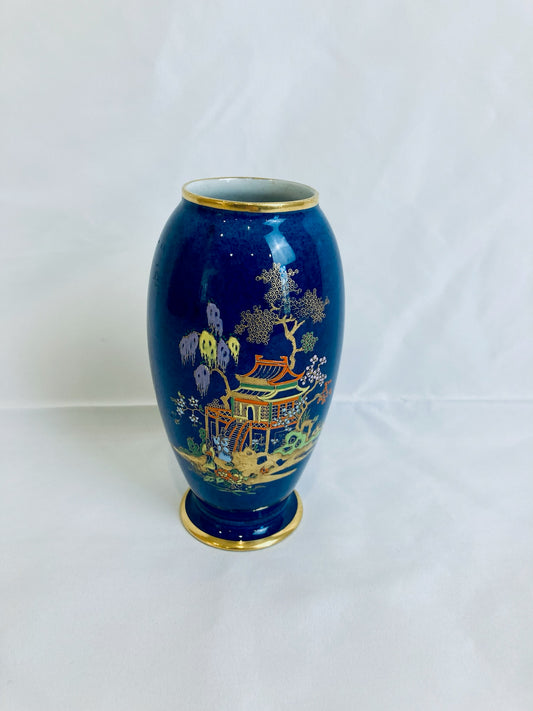 Carlton Ware Chinoiserie Vase - Vintage Porcelain with Mikado Design