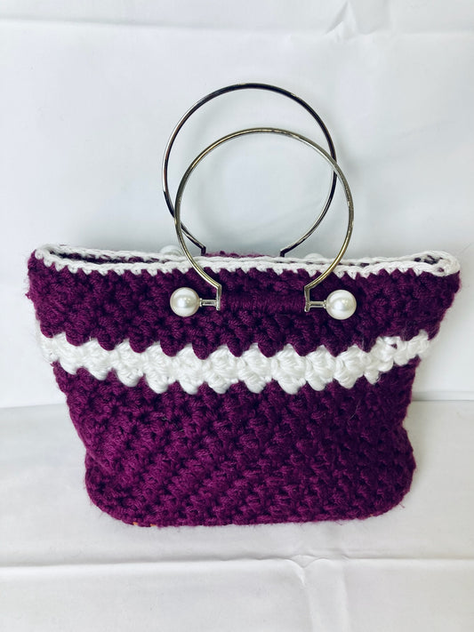 Prunier Tote Bag: Handmade French Artisan Crochet Bag